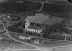 Flygfoto över Malmbäck kyrka i Nässjö kommun. nr C 1815