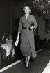 Modevisning i Kalmar runt 1950.