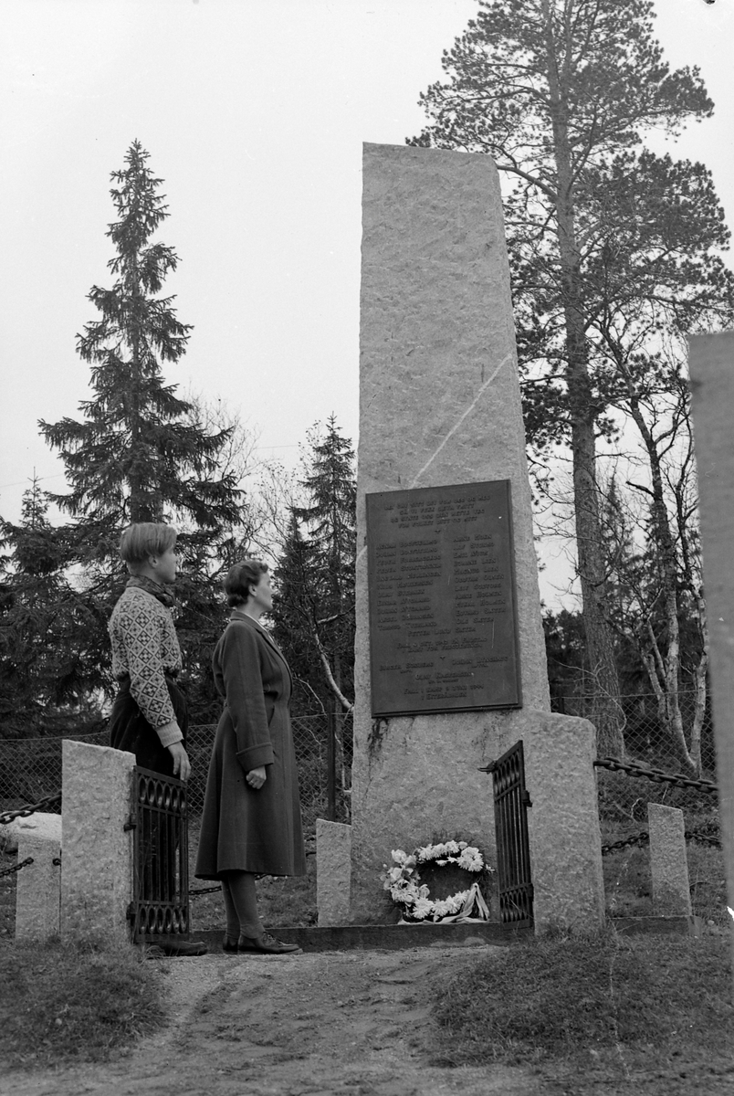 Majastua og Majavatn med krigsmonument