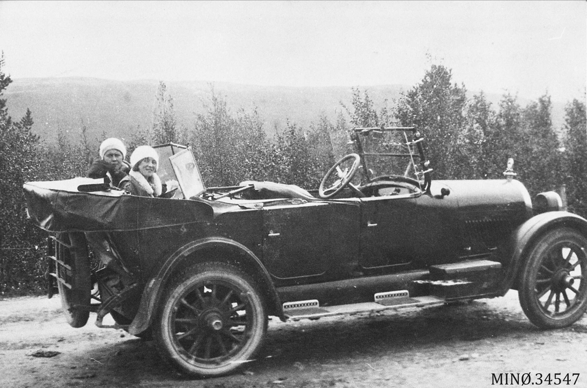 Bil. Buick 1924-modell. Eier Andreas Sandmæl