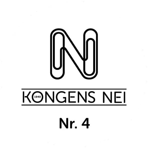 Grafikk hvor det står Kongens nei og tallet 4.