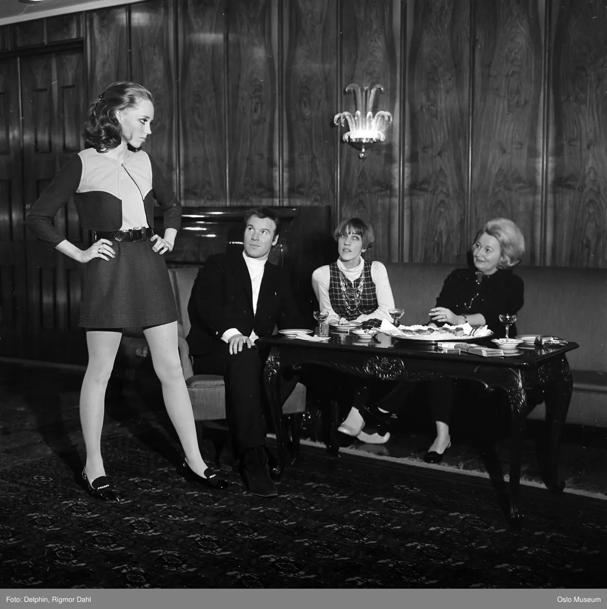 Hotel Bristol, interiør, kvinne, modell, motejury til Eurofashion