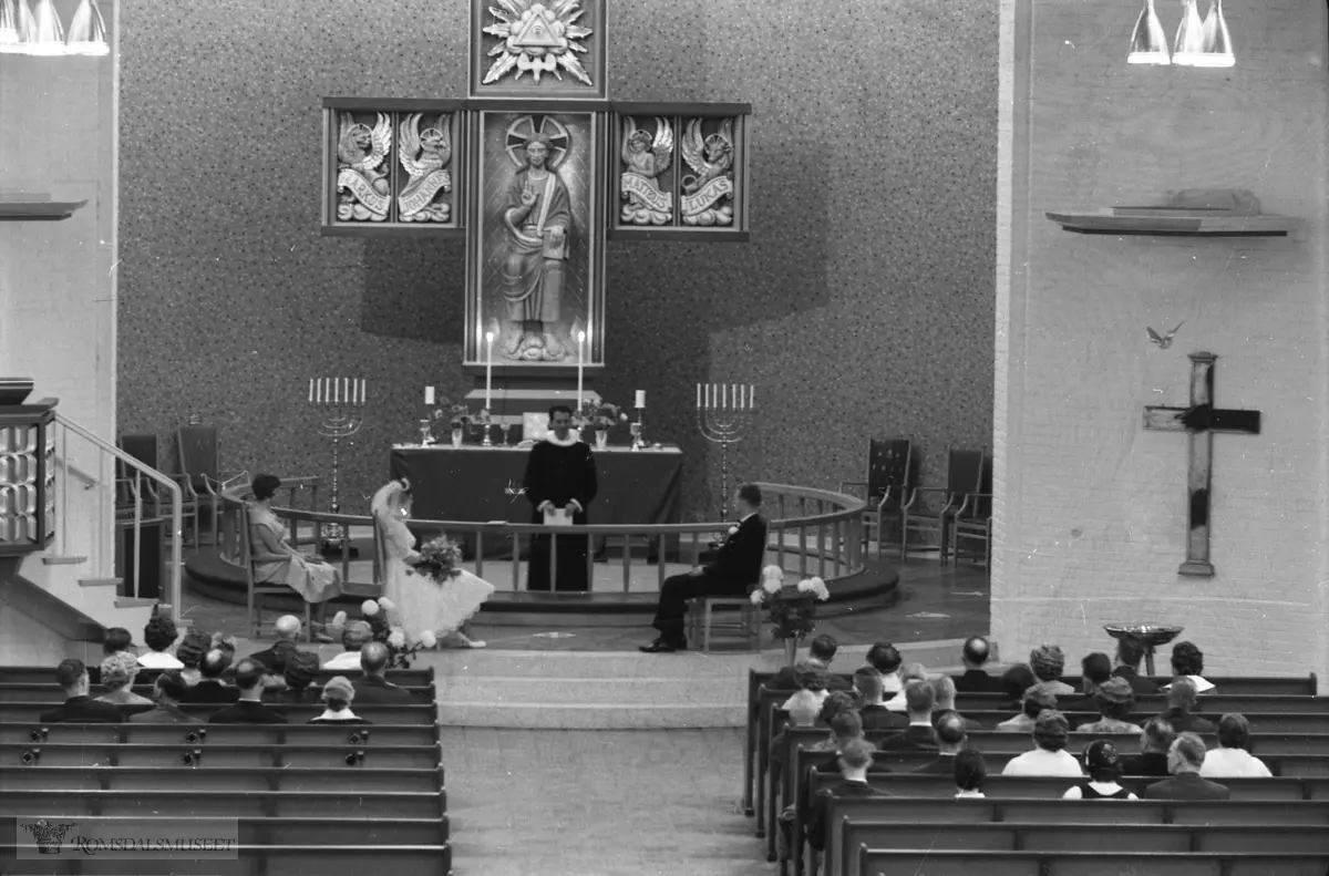 "sept-okt 1960"." Brudlaup Torbjørg og Rolf".