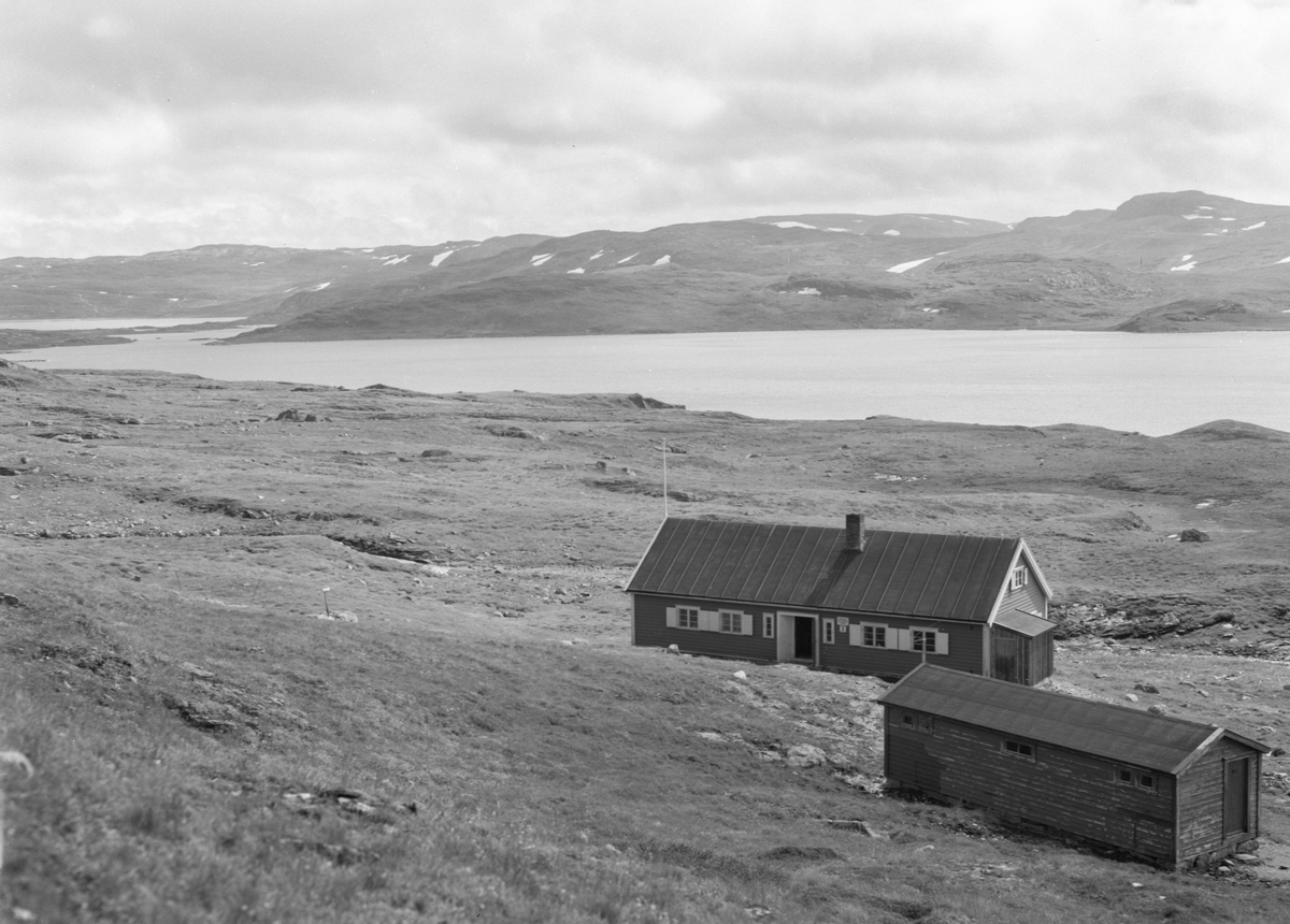 Litlos turisthytte på Hardangervidda.