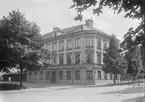 Flerbostadshus, hörnet Kungsgatan 61 - Bangårdsgatan 15, Uppsala 1900