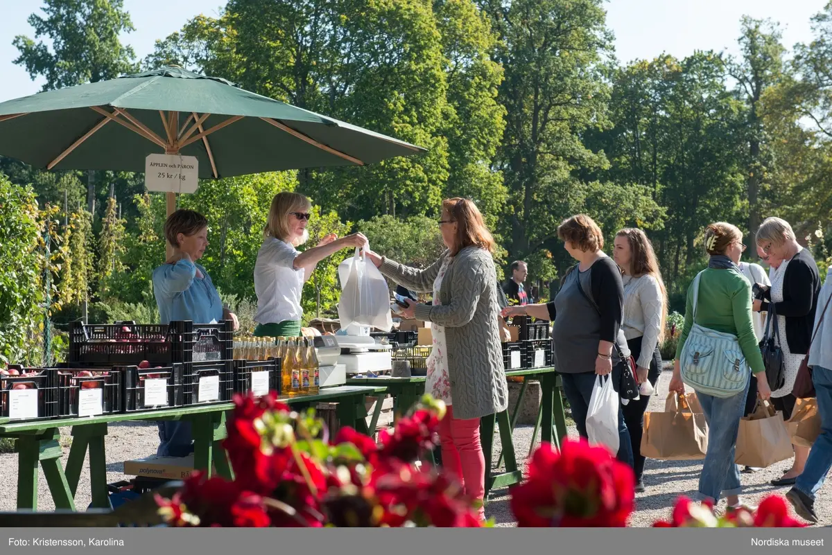 Äppeldagarna Julita 2015, Äpplen, marknad, butiken