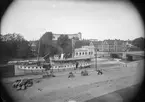 Uppsala hamn med ångfartyget Fyris I, Uppsala 1890