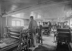 Edvard Berlings boktryckeri - Akademiska Boktryckeriet, Väst