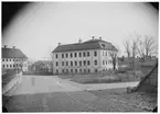 Oxenstiernska huset vid Riddartorget, kvarteret S:t Erik, Uppsala före 1917