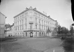 Korsningen Bangårdsgatan - Dragarbrunnsgatan, kvarteret Svava, Uppsala före 1914