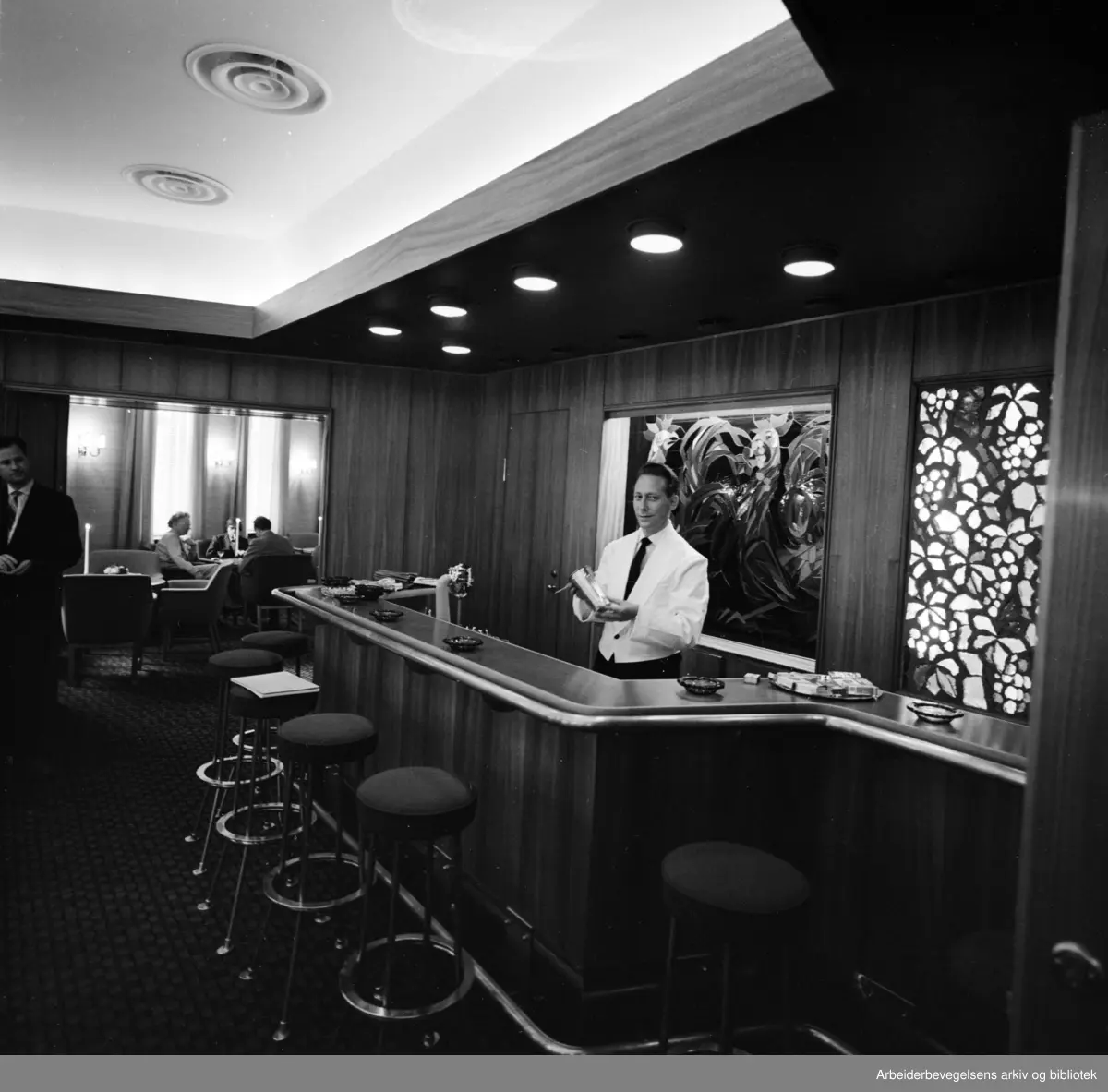 Hotell Norum i Bygdøy Allé. Mai 1961