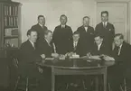 Klubbstyrelsen 1928.
Personer: Stående: Karl Törngren, Harald Persvret, Karl Axell, Herbert Bergschöld<br>Sittande: Henrik Bengtsson, Gustav Gehlin, Georg Box, Karl Berlin, Nils Box