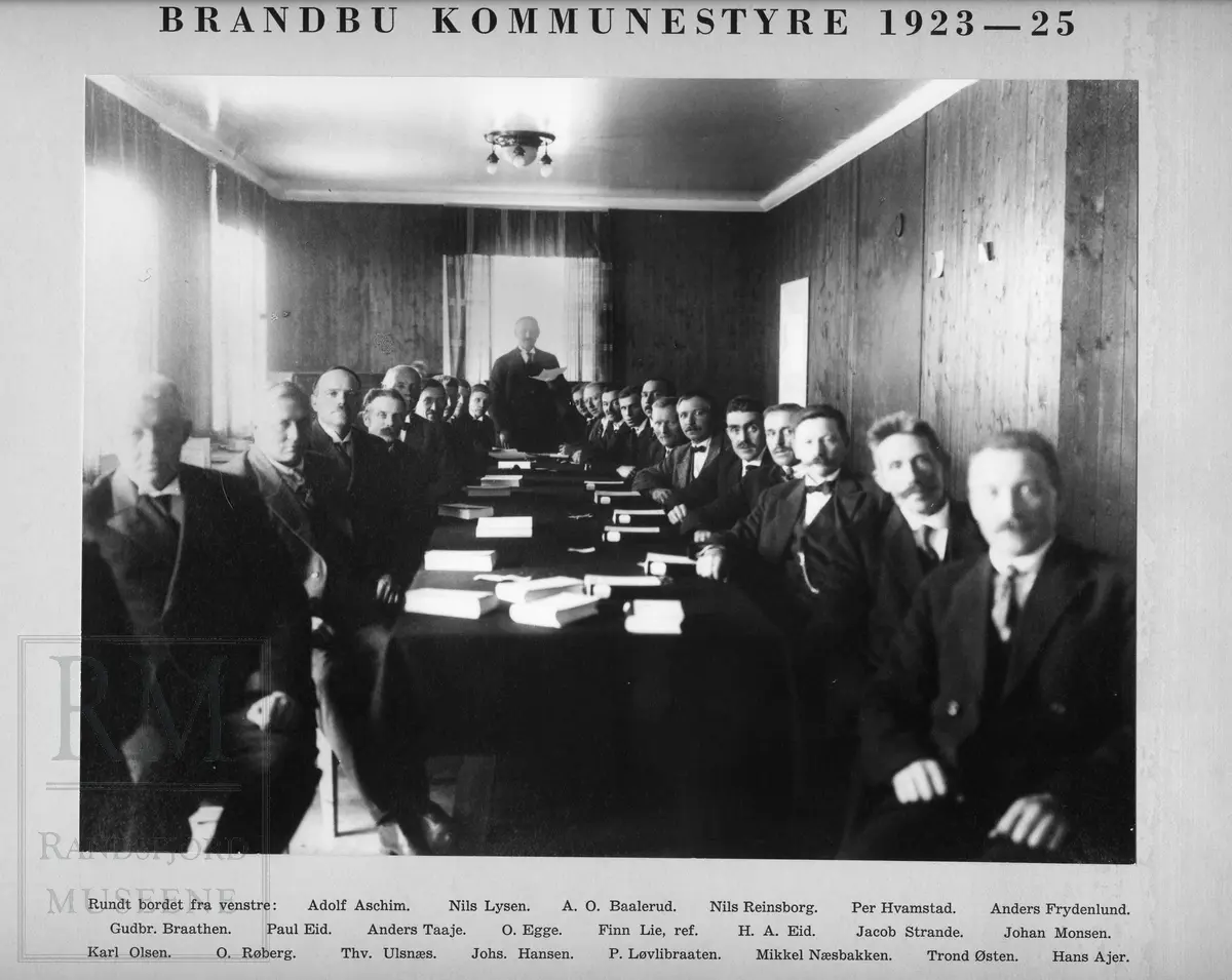 Brandbu kommunestyre,  1923-1925