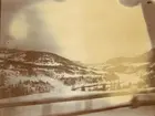 Utsikt över vinterlandskap, Smålands husarregemente K 4 på vinterövning i Norrbotten omkring 1910.