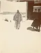 Officerare från Smålands husarregemente K 4, vinterövning i Norrbotten omkring 1910.