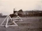 Gertrud Magnus (gift Trägårdh 1906) till häst.