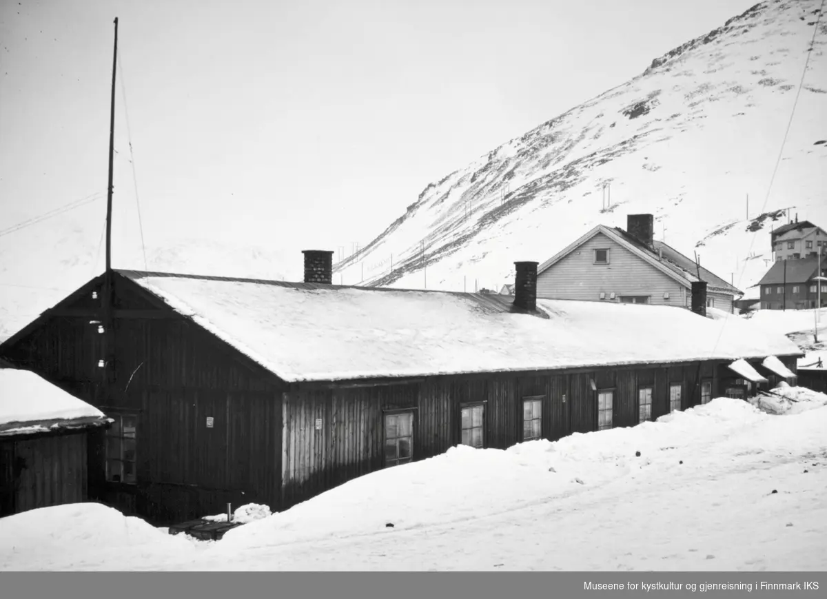 Gjenreisning i Honningsvåg. Sykestuebrakka. 15.02.1946 - 15.08.1955.