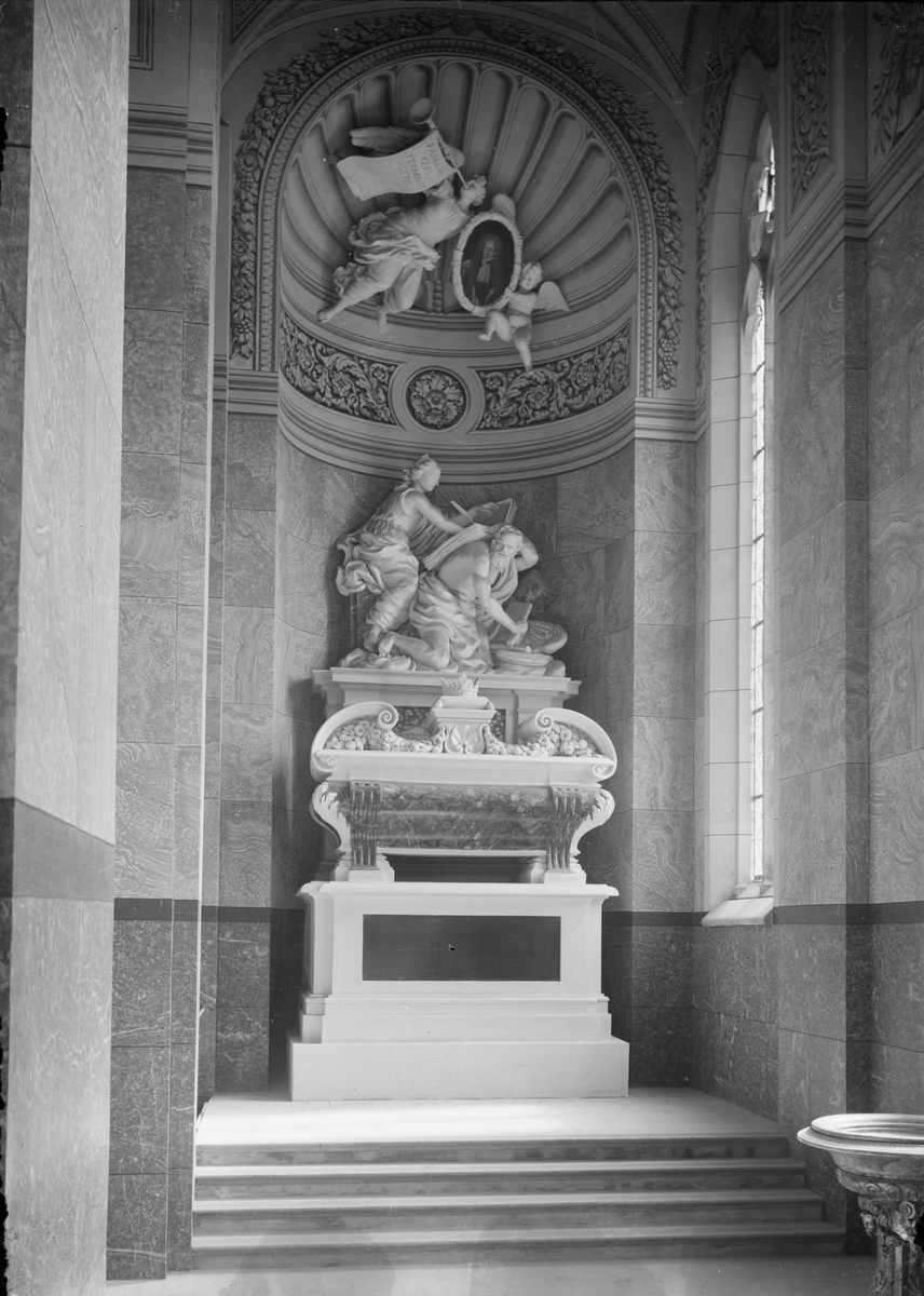 Magnus Stenbocks gravmonument, Uppsala domkyrka, Uppsala före 1914