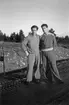 Arne Pettersson med kompis på terränglöpningsträning 1944.