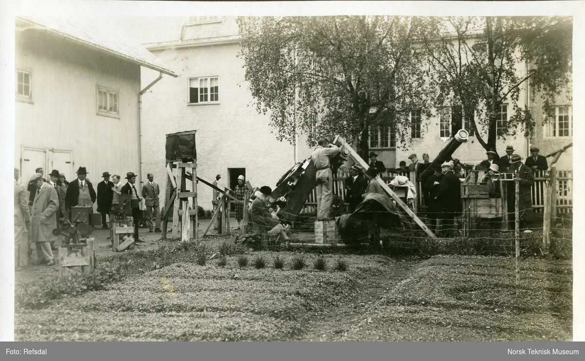 Ekskursjon til Fagernes under solformørkelsen, 28.-29. juni 1927. 