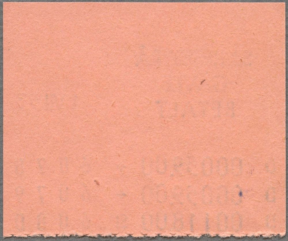 Rosa kvitto med den tryckta texten:
"SJ RESEBYRÅ GÄVLE BETALT
1 VII 53
D 00059.00 + 6078
D 00059.00 + 6079
D 00118.00 St 6080".
Kvittot har en avriven perforerad linje.