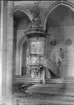Predikstolen efter restaureringen, Uppsala domkyrka, Uppsala 1910