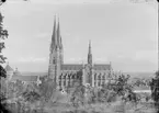 Uppsala domkyrka från söder 1893