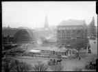 Rivning av gamla banhallen vid Malmö centralstation.