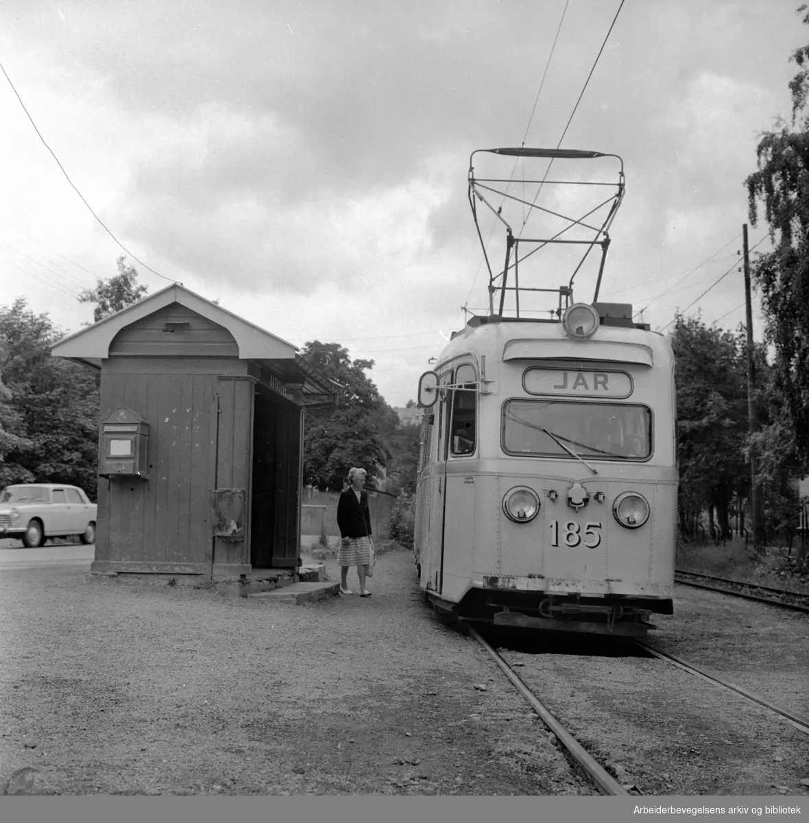 Brynseng stasjon. Juli 1964