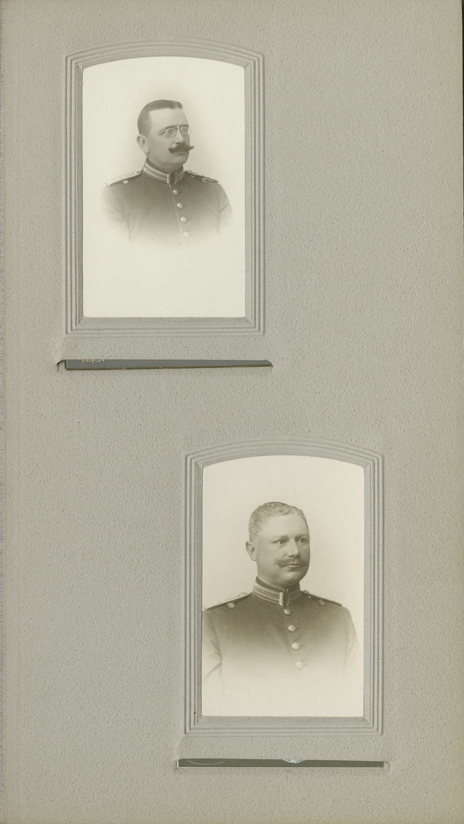 Porträtt av Carl Gustaf Holmberg, kapten vid Värmlands regemente I 22.
