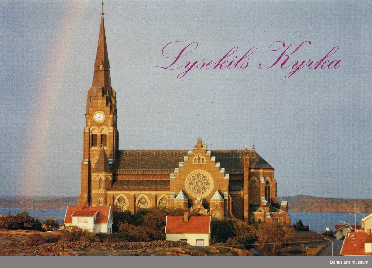 Text till bilden: "Lysekils kyrka".
