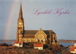 Text till bilden: "Lysekils kyrka".