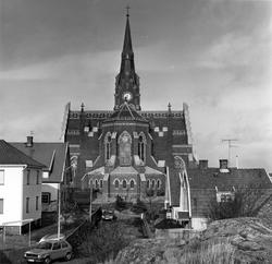 Text till bilden: "Lysekils kyrka från söder".