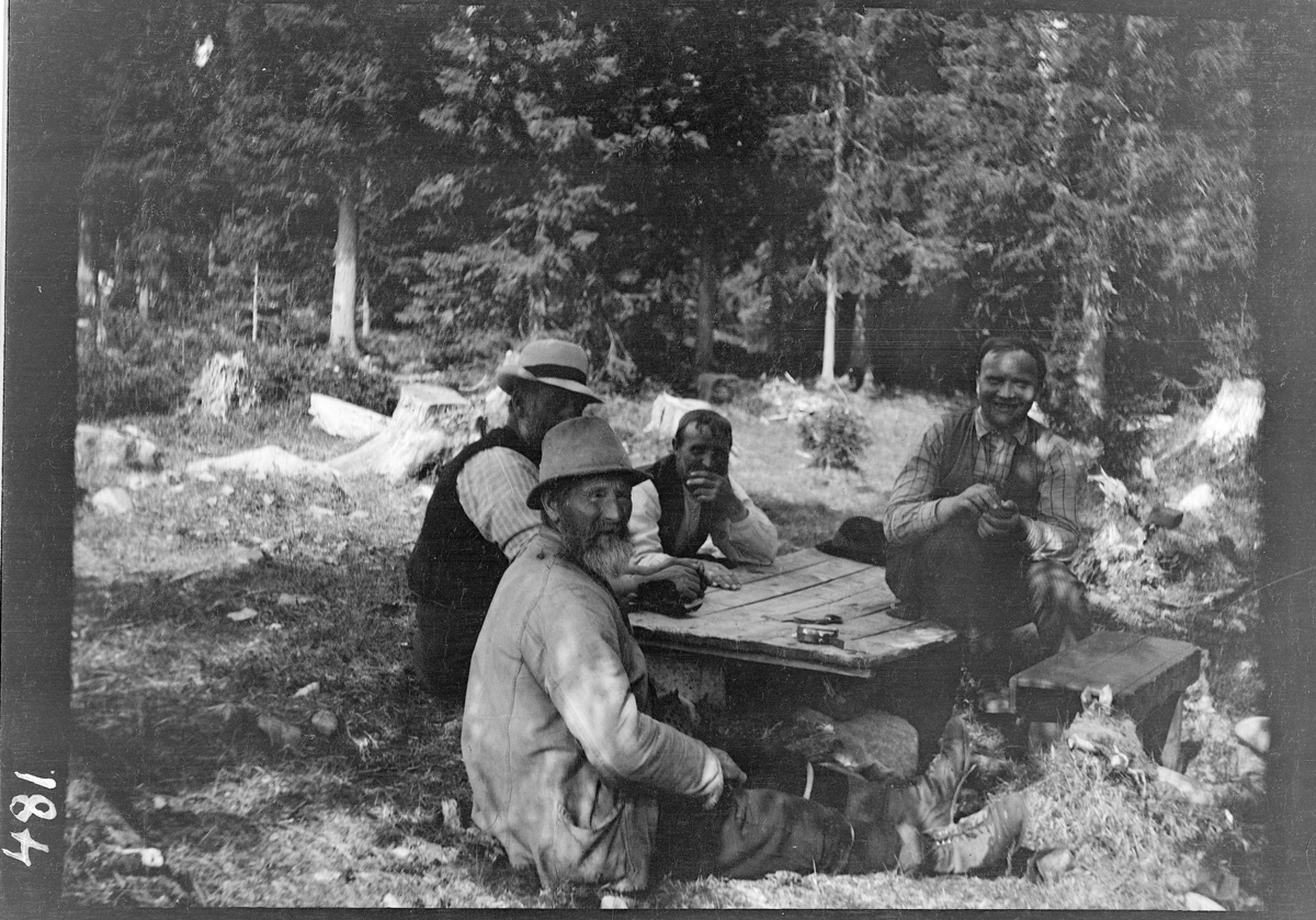 Kortspill, betplukk, Johan Enroen, ukjente.