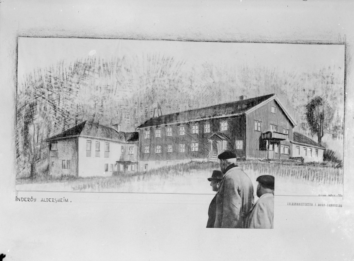 Inderøy aldersheim, tegning