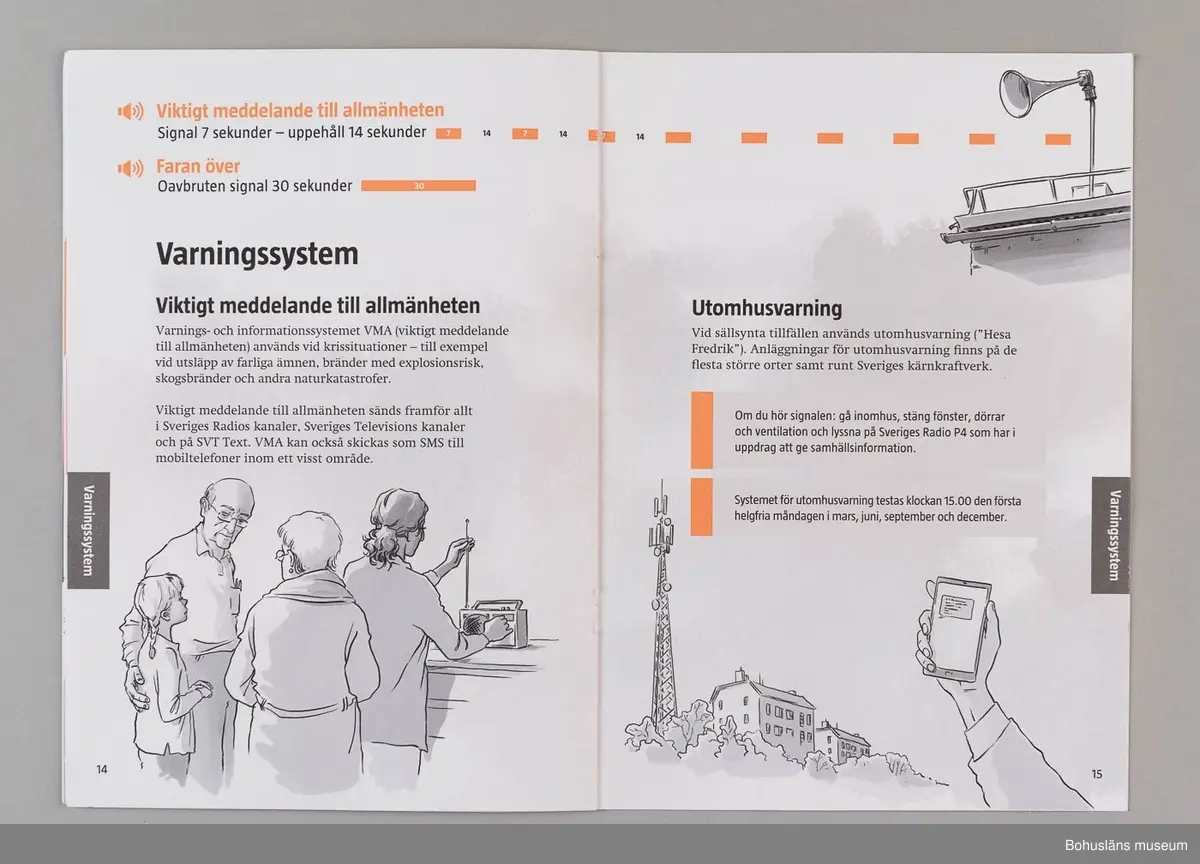 Informationsbroschyr utgiven MSB -Myndigheten för samhällsskydd och beredskap på uppdrag av Sveriges regering. 
20 sidor, trefärgstryck i svart, gult och rött. Grafisk form och produktion: Kreab AB 2018.
Innehåller råd i samband med höjd beredskap och krig, även råd till allmänheten i samband med fredstida kriser.  På mittuppslaget en "kom-ihåg-lista", där man får allmänna tips för sin egen hemberedskap och på baksidan viktiga telefoinnummer och webbplatser.