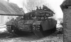 Manöver i Skåne. Stridsvagn 81.