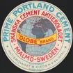Fabriksmärke för cementpåsar. Portland Cement.