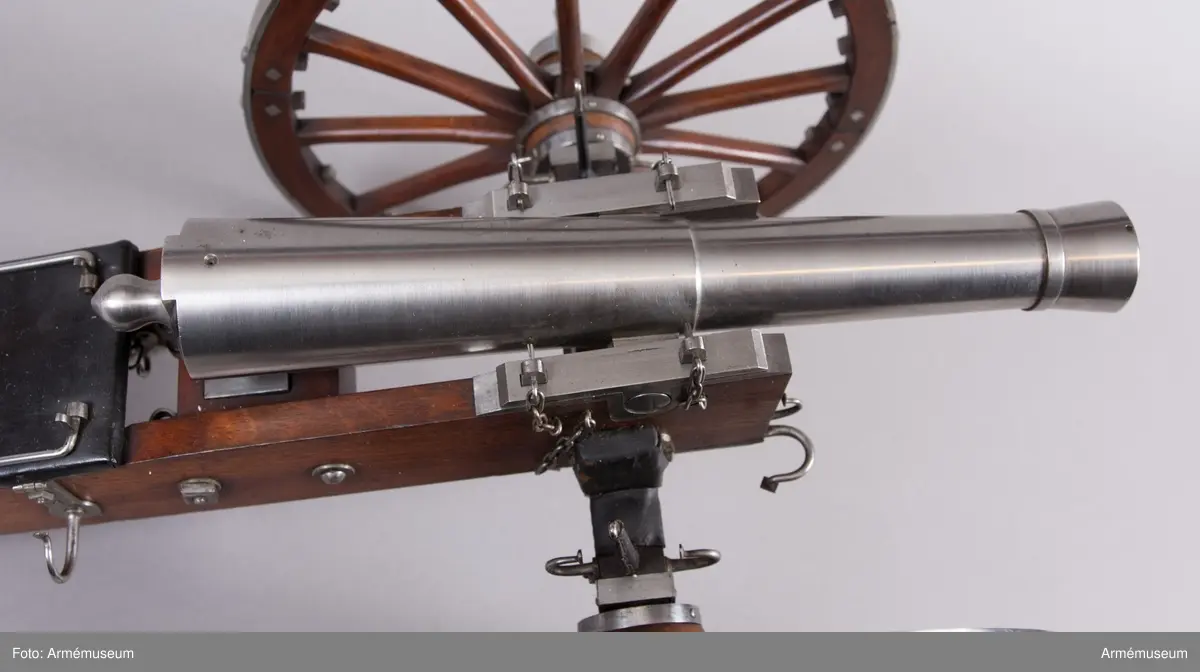 Modell av 6-pundig kanon m/1804