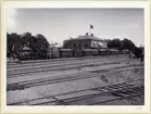 Järnvägsstationen i Kalmar 1899.