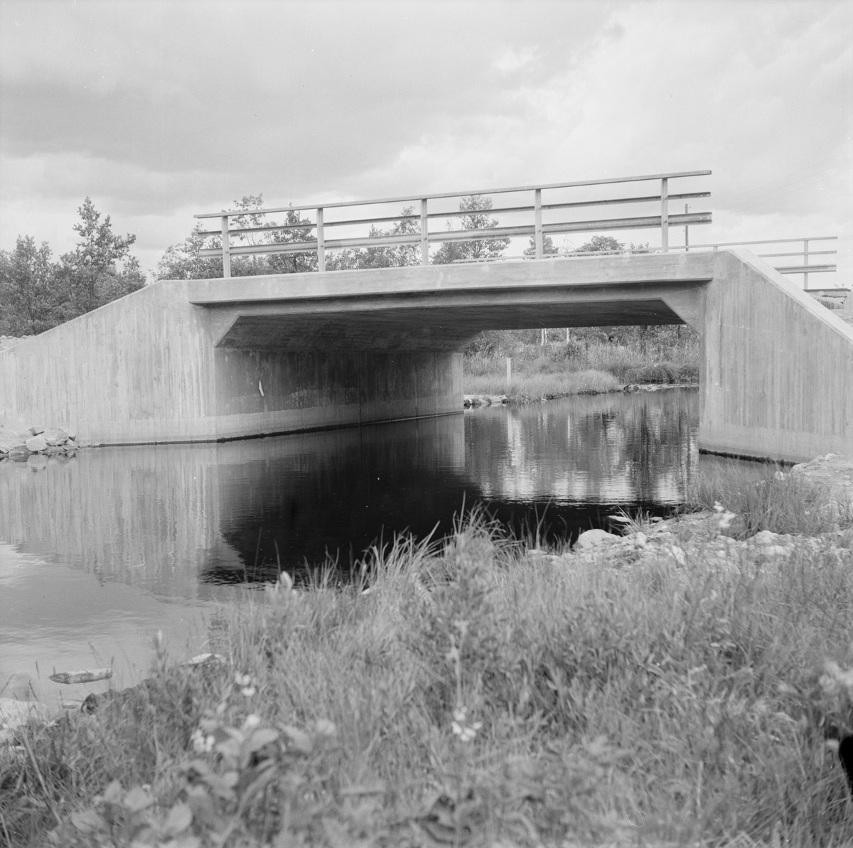 Ny väg mot Öregrund, Uppland 1971