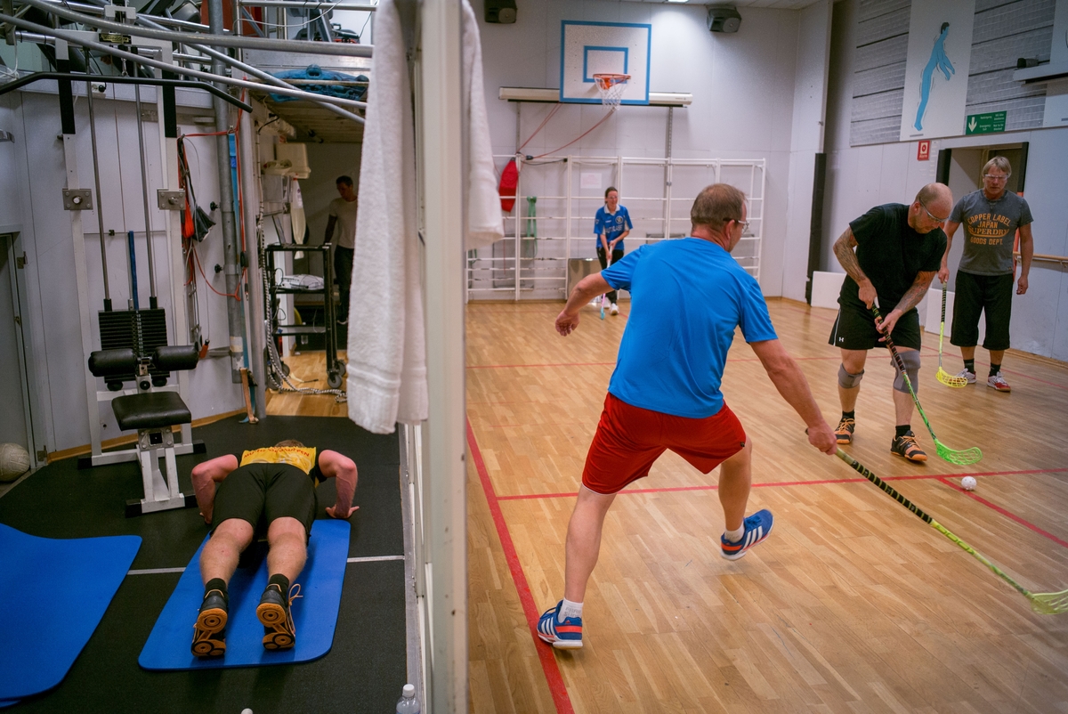 Trening på Draugen.