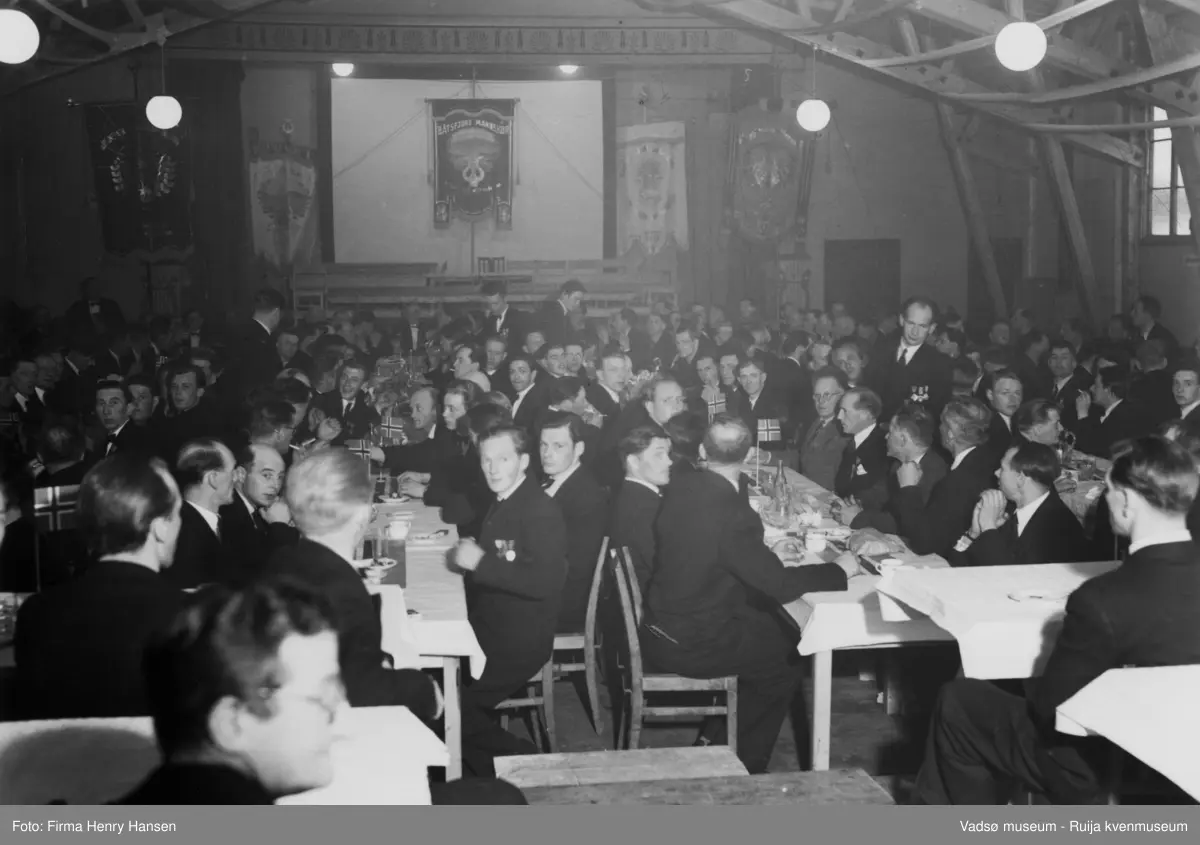 Mannsangerstevne i Vadsø i 1946/47.