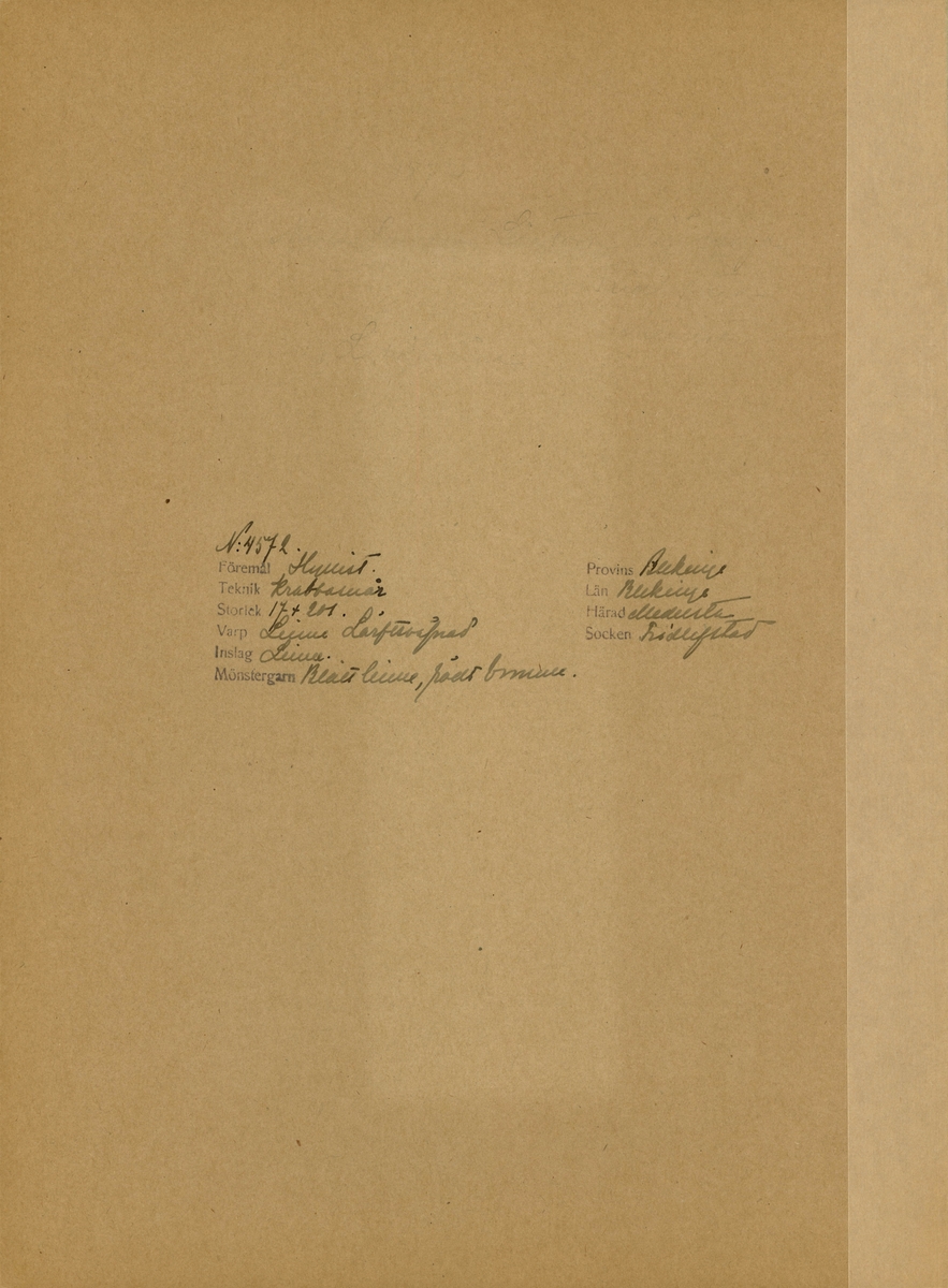 Hyllist i krabbasnår