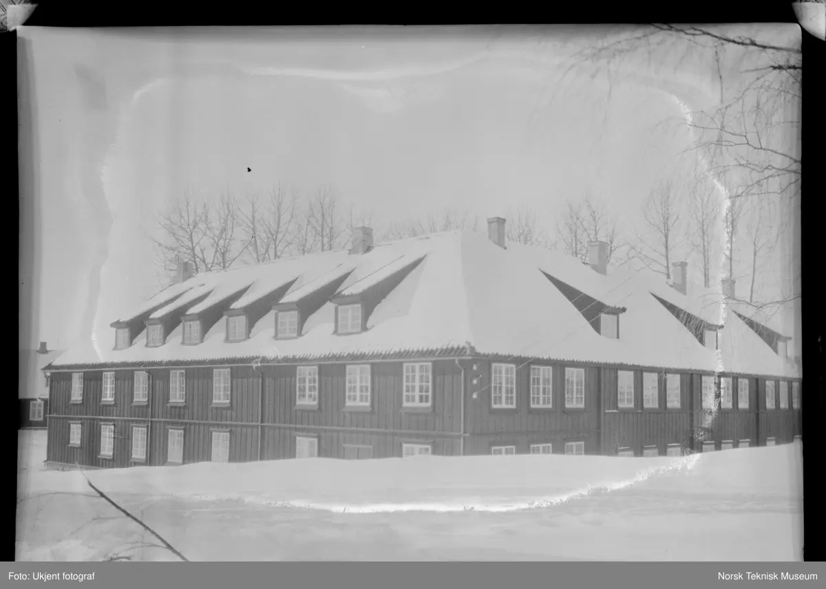 Rånåsfoss kraftverk 1918-1930, artilleribygningen på Blaker skanse. den ligger ca 5 km sør for Rånåsfoss kraftverk og er et par hundre år eldre.