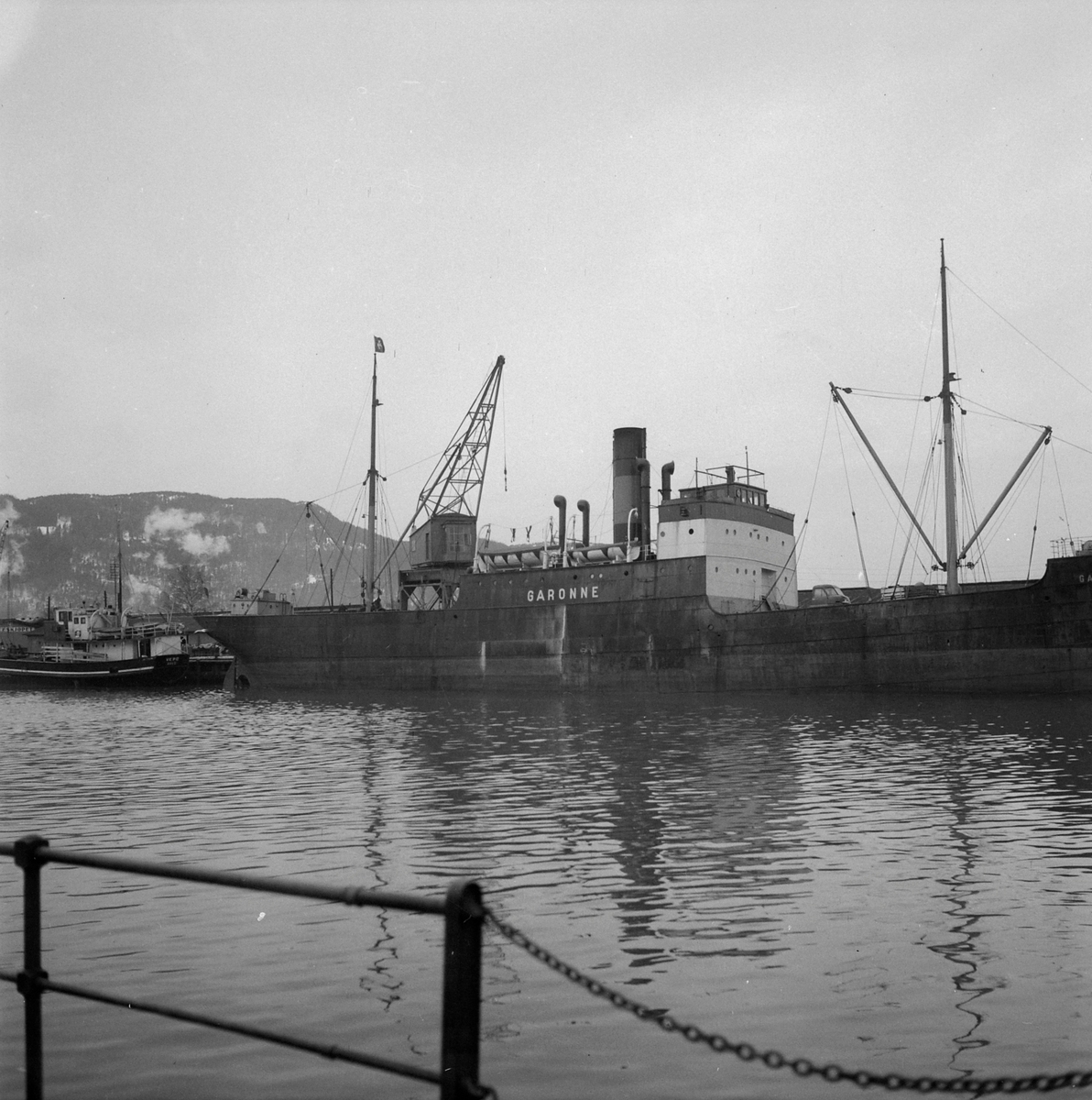 D/S Garonne kom til Trondheim uten los