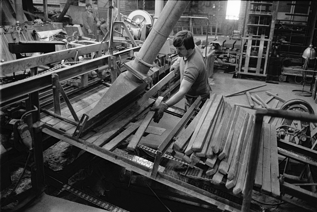 Lattransportör, Bergsbrunna Tegelbruk, Bergsbrunna, Uppsala 1984