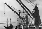 Fartygskranar, tillverkade vid Aktiebolaget Hägglund & Söner, Örnsköldsvik.
