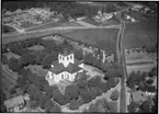 Flygfoto över Västerfärnebo kyrka