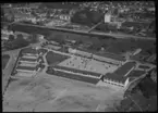 Flygfoto över Gäddgårdskolan, Arboga.